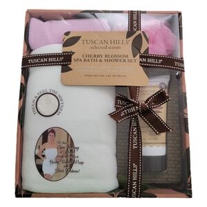 Tuscan Hills Selected Scents French Cherry Blossom Spa Bath & Shower Set